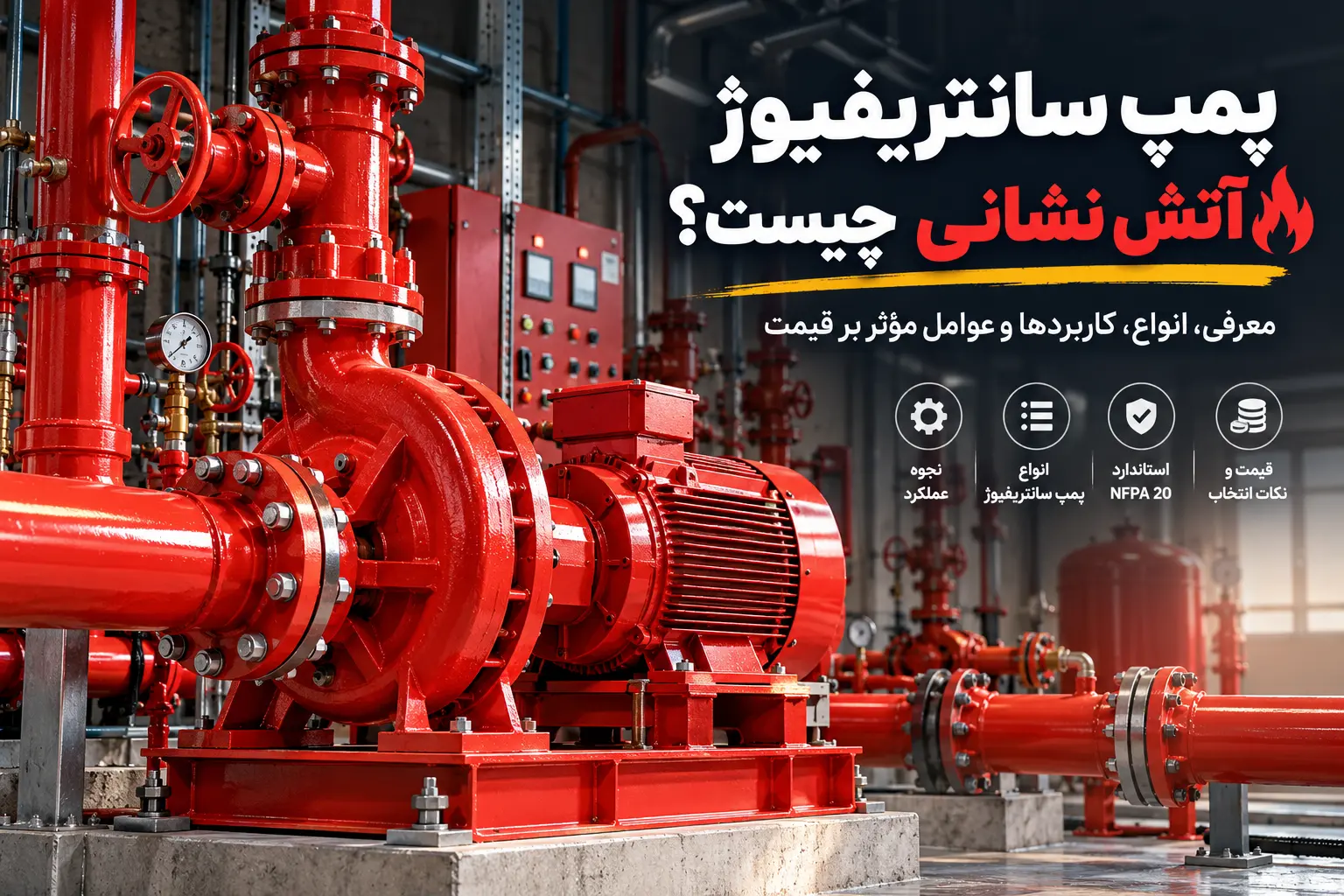 پمپ سانتریفیوژ آتش نشانی