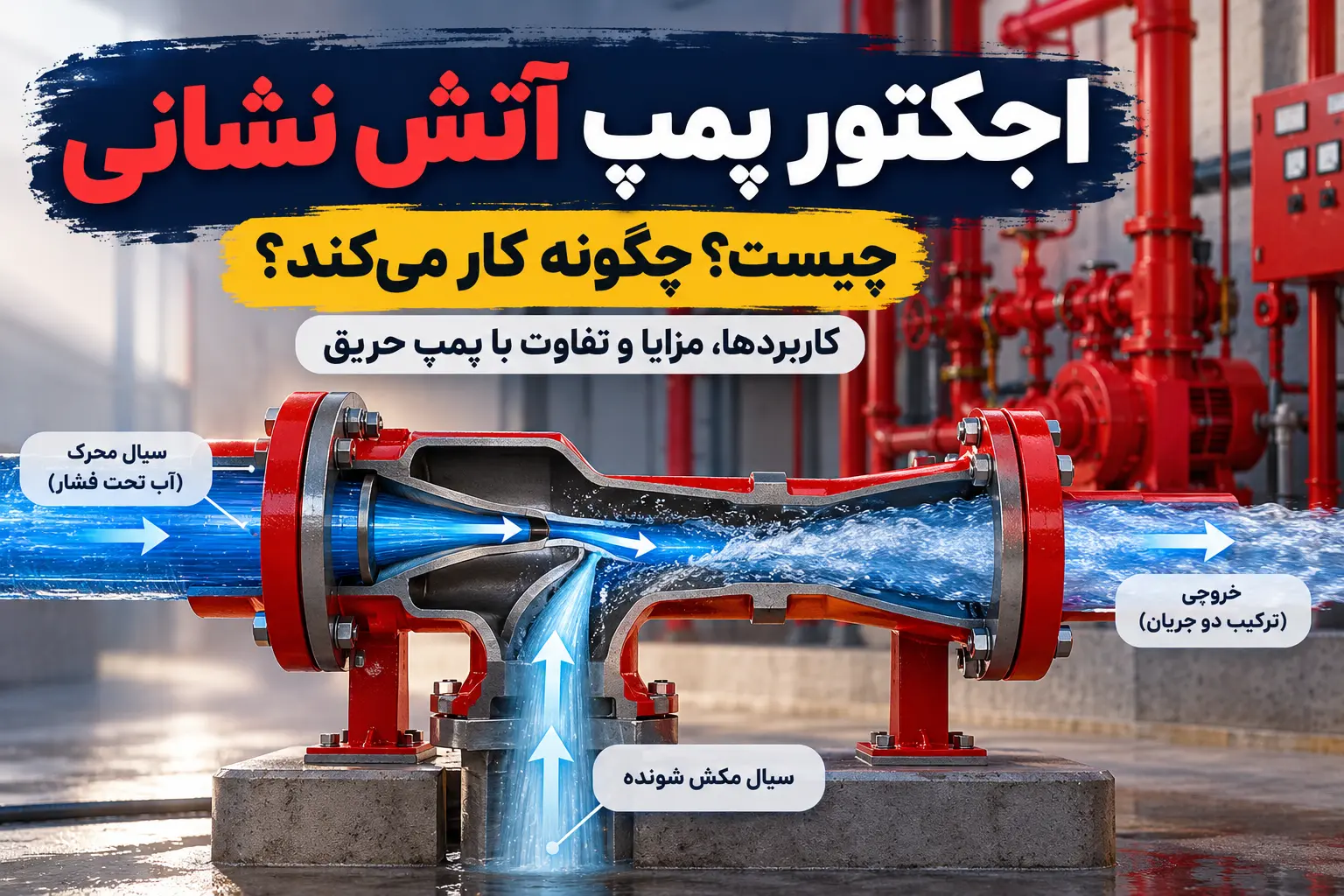 اجکتور پمپ آتش نشانی