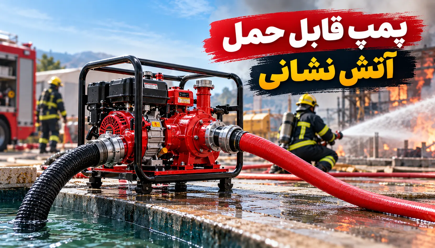 پمپ قابل حمل آتش نشانی