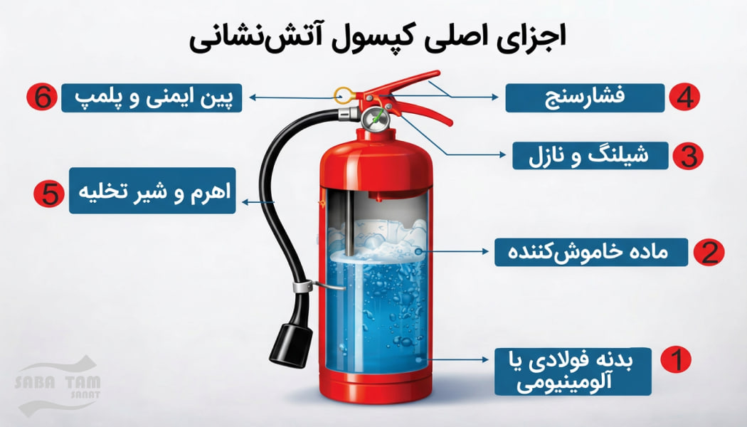 انواع کپسول آتش نشانی