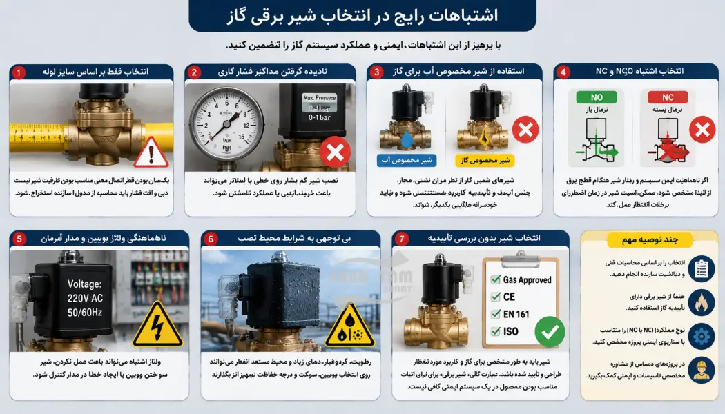 شیر برقی گاز