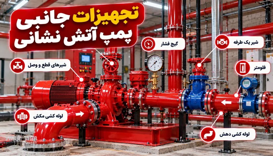 طریقه نصب پمپ آتش نشانی